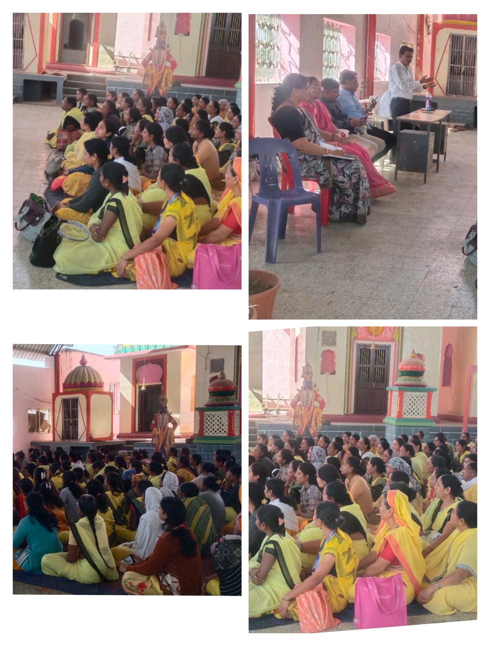 रावळगाव बीटातील सर्व अंगणवाडी मदतनीस महिला व बालविकास प्रकल्प रावळगाव यांच्या वतीने आरोग्य विषयक मार्गदर्शन शिबिर